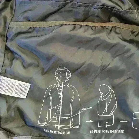 NWOT Time and Tru Womens Camo Puffer Jacket Packable Removable Hood L 12-14 - Picture 11 of 12